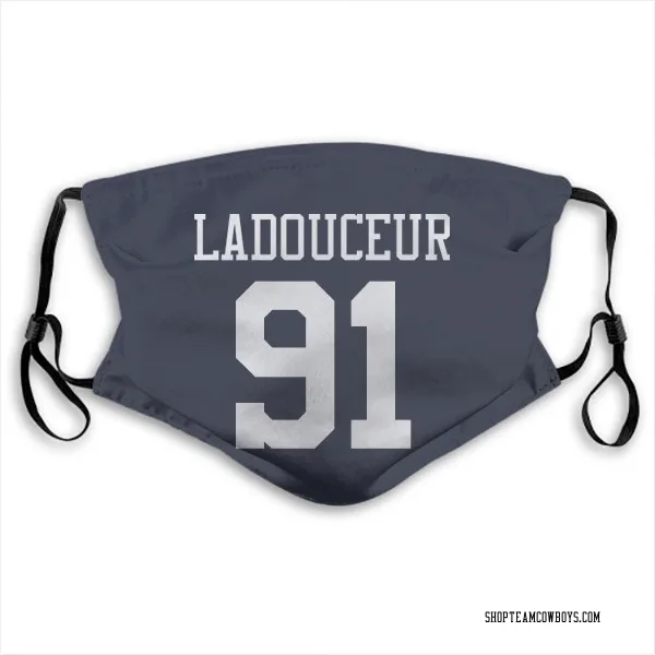 L.P. Ladouceur Dallas Cowboys Navy Jersey Name & Number Face Mask