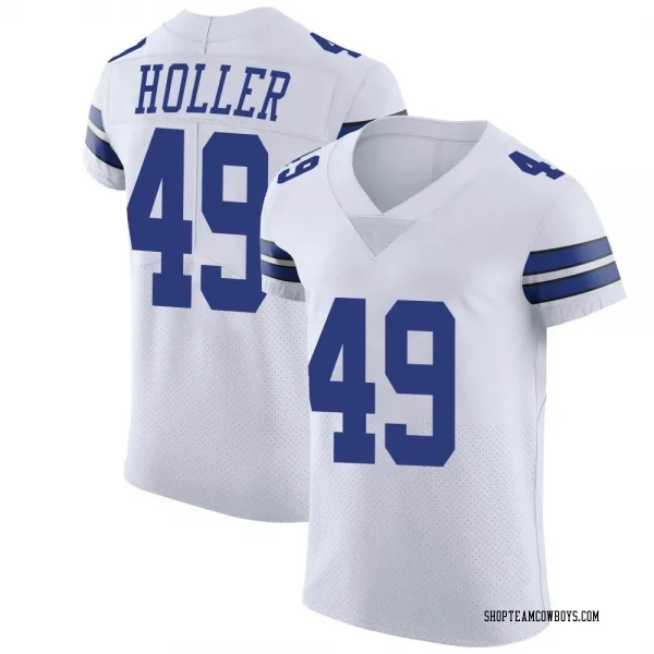 Men's Alec Holler Dallas Cowboys Elite White Vapor Untouchable Jersey