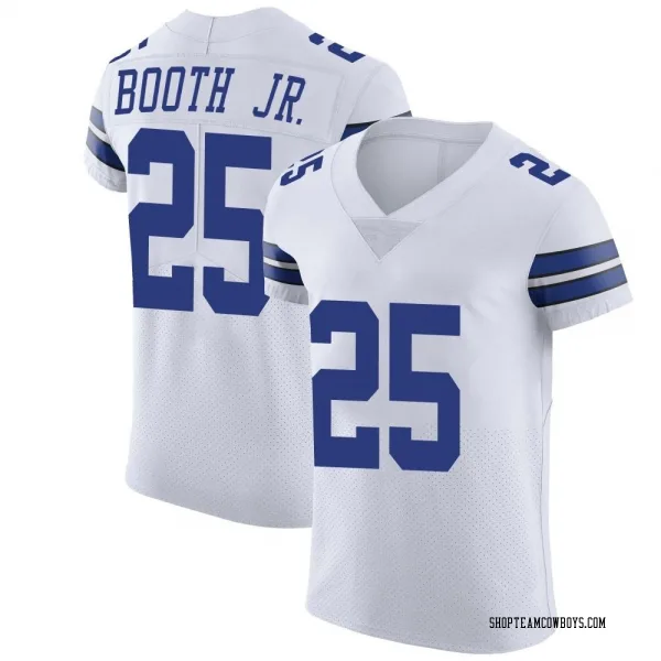 Men's Andrew Booth Jr. Dallas Cowboys Elite White Vapor Untouchable Jersey