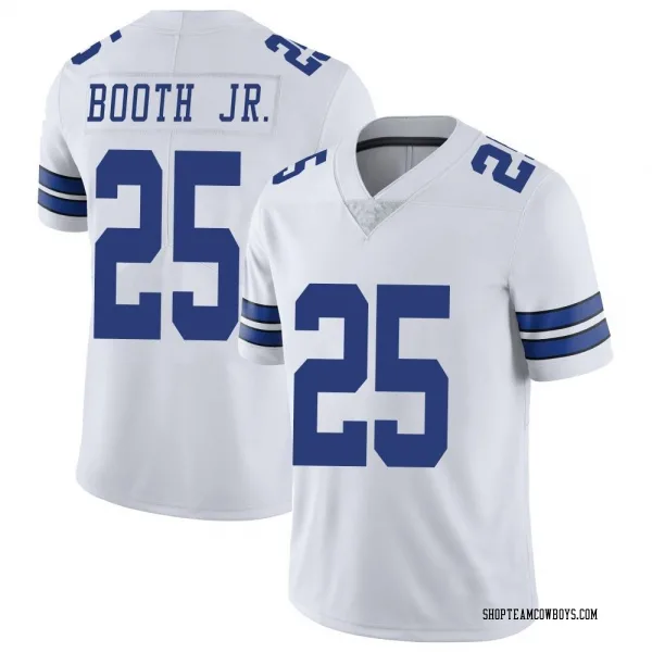 Men's Andrew Booth Jr. Dallas Cowboys Limited White Vapor Untouchable Jersey