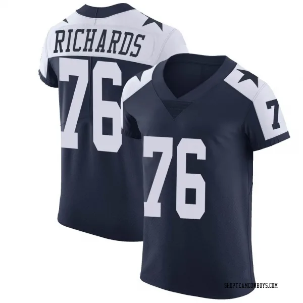 Men's Asim Richards Dallas Cowboys Elite Navy Alternate Vapor Untouchable Jersey