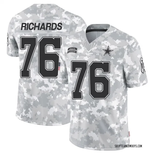 Men's Asim Richards Dallas Cowboys Limited Arctic Camo 2024 Salute to Service Jersey