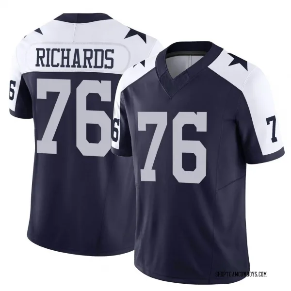 Men's Asim Richards Dallas Cowboys Limited Navy Alternate Vapor F.U.S.E. Jersey