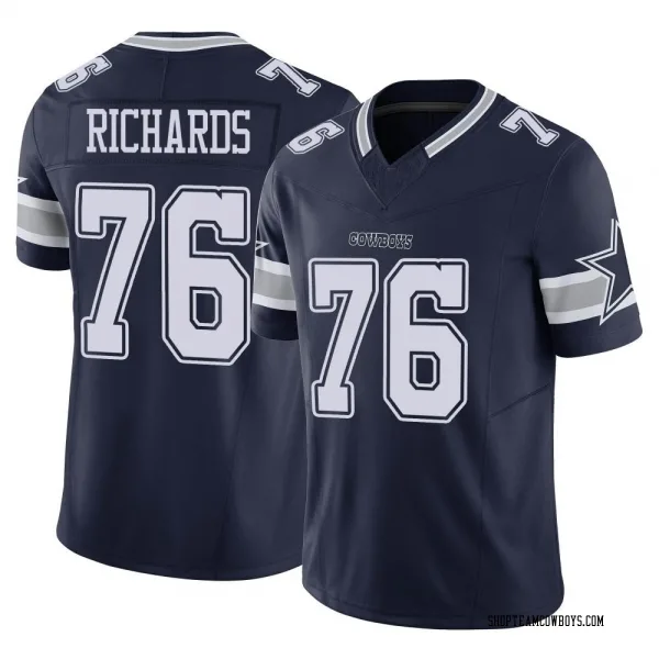 Men's Asim Richards Dallas Cowboys Limited Navy Vapor F.U.S.E. Jersey