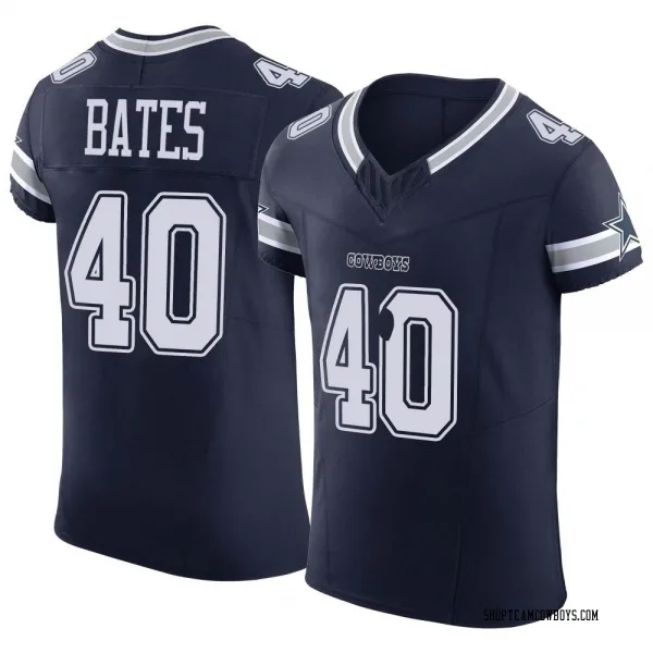 Men's Bill Bates Dallas Cowboys Elite Navy Vapor F.U.S.E. Jersey