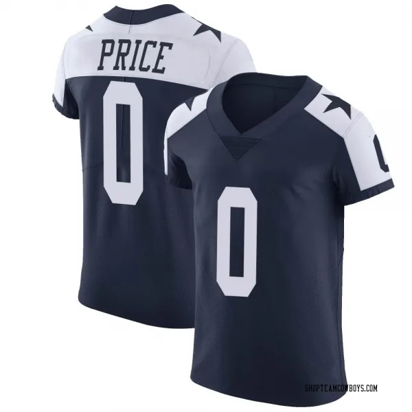 Men's Billy Price Dallas Cowboys Elite Navy Alternate Vapor Untouchable Jersey