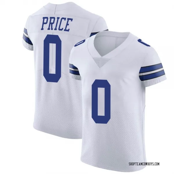 Men's Billy Price Dallas Cowboys Elite White Vapor Untouchable Jersey