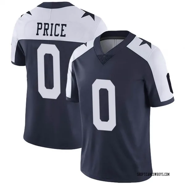 Men's Billy Price Dallas Cowboys Limited Navy Alternate Vapor Untouchable Jersey