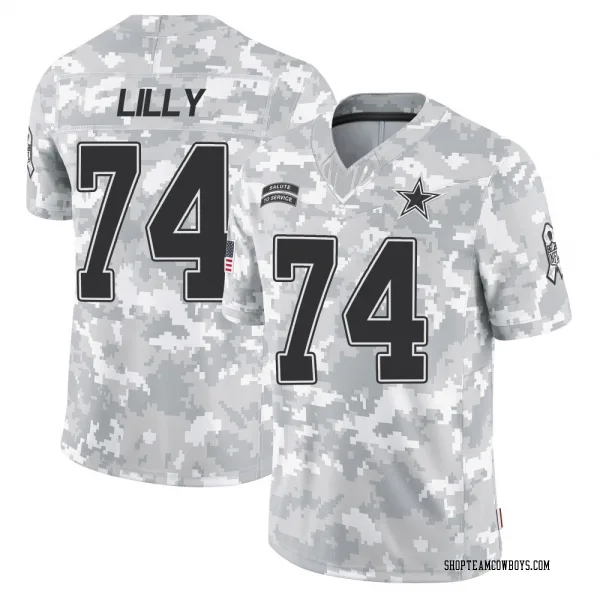 Men's Bob Lilly Dallas Cowboys Limited Arctic Camo 2024 Salute to Service Jersey