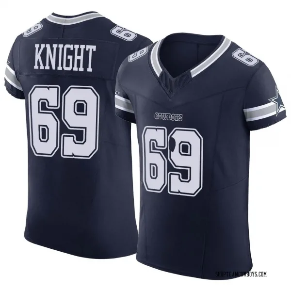 Men's Brandon Knight Dallas Cowboys Elite Navy Vapor F.U.S.E. Jersey