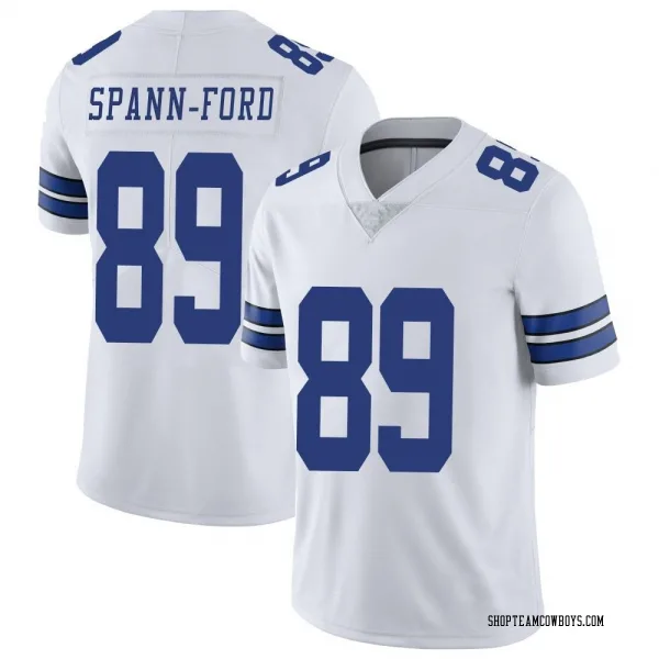 Men's Brevyn Spann-Ford Dallas Cowboys Limited White Vapor Untouchable Jersey