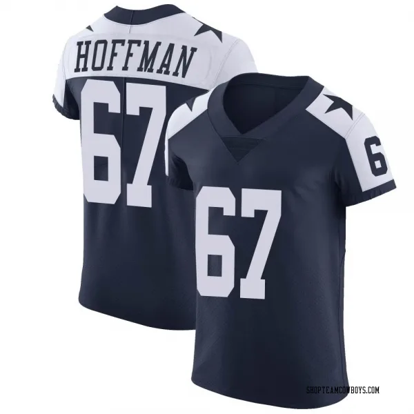 Men's Brock Hoffman Dallas Cowboys Elite Navy Alternate Vapor Untouchable Jersey