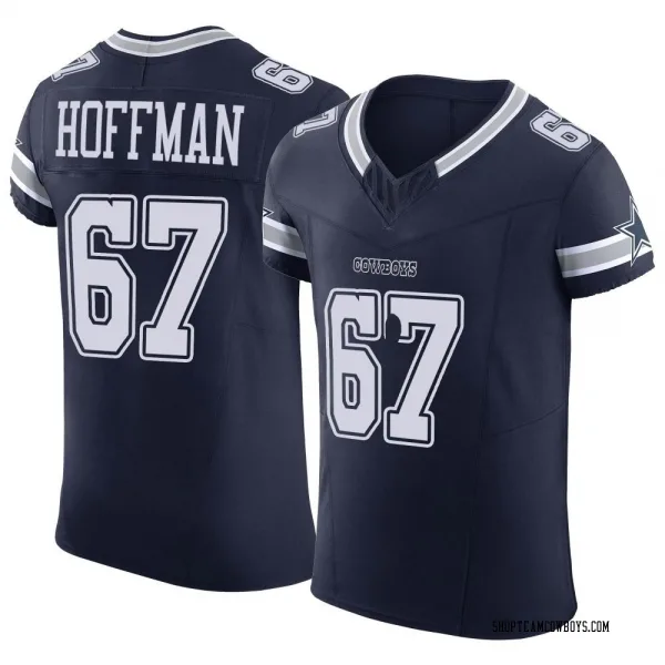 Men's Brock Hoffman Dallas Cowboys Elite Navy Vapor F.U.S.E. Jersey