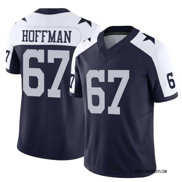 Men's Brock Hoffman Dallas Cowboys Limited Navy Alternate Vapor F.U.S.E. Jersey