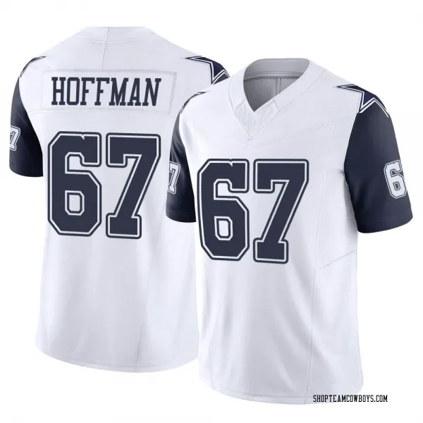 Men's Brock Hoffman Dallas Cowboys Limited White 2nd Alternate Vapor F.U.S.E. Jersey