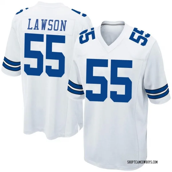 Men's Carl Lawson Dallas Cowboys Game White Jersey