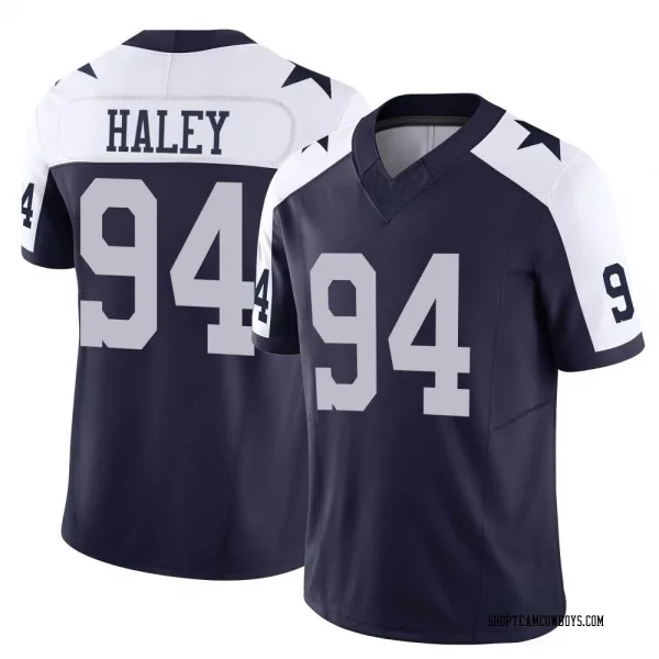 Men's Charles Haley Dallas Cowboys Limited Navy Alternate Vapor F.U.S.E. Jersey