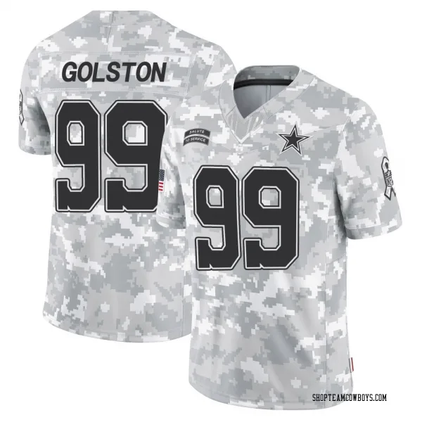 Men's Chauncey Golston Dallas Cowboys Limited Arctic Camo 2024 Salute to Service Jersey