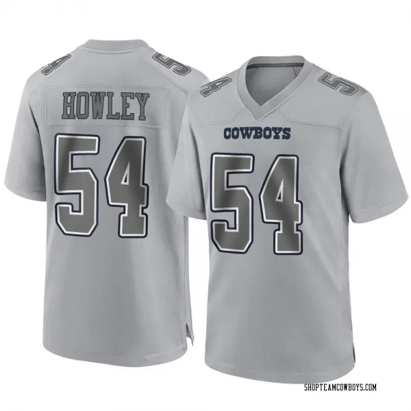 Men's Chuck Howley Dallas Cowboys Game Gray Atmosphere Fashion Jersey