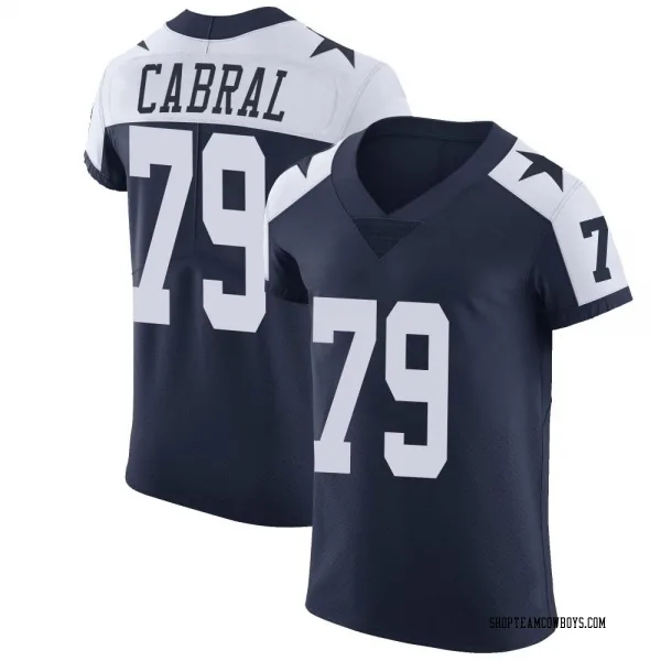 Men's Cohl Cabral Dallas Cowboys Elite Navy Alternate Vapor Untouchable Jersey