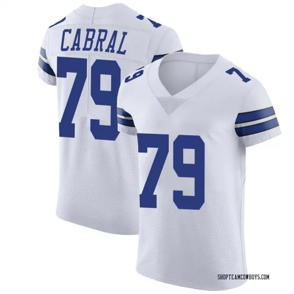 Men's Cohl Cabral Dallas Cowboys Elite White Vapor Untouchable Jersey