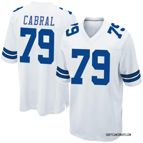 Men's Cohl Cabral Dallas Cowboys Game White Jersey