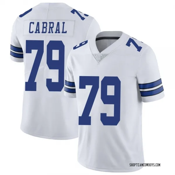 Men's Cohl Cabral Dallas Cowboys Limited White Vapor Untouchable Jersey