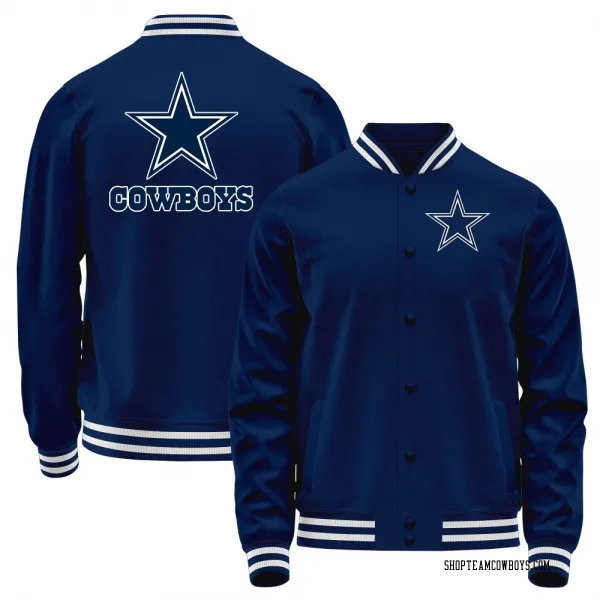 Men's Dallas Cowboys Navy Full-Snap Jacket