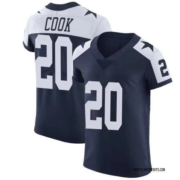 Men's Dalvin Cook Dallas Cowboys Elite Navy Alternate Vapor Untouchable Jersey