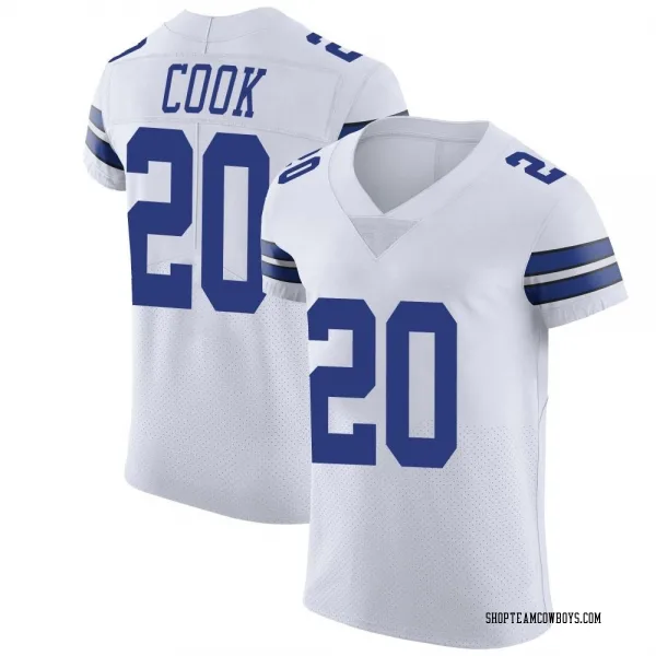 Men's Dalvin Cook Dallas Cowboys Elite White Vapor Untouchable Jersey