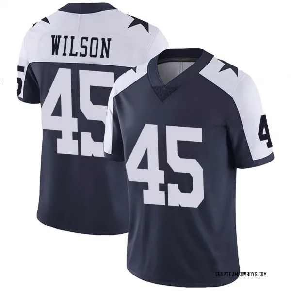 Men's Damien Wilson Dallas Cowboys Limited Navy Alternate Vapor Untouchable Jersey