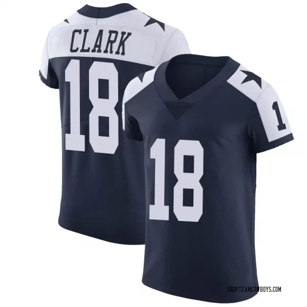 Men's Damone Clark Dallas Cowboys Elite Navy Alternate Vapor Untouchable Jersey