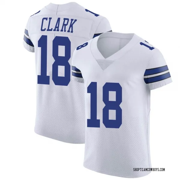 Men's Damone Clark Dallas Cowboys Elite White Vapor Untouchable Jersey