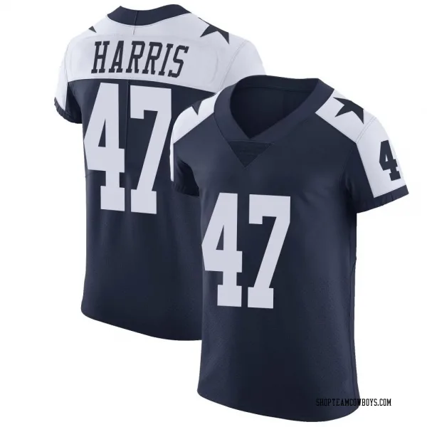 Men's Darius Harris Dallas Cowboys Elite Navy Alternate Vapor Untouchable Jersey