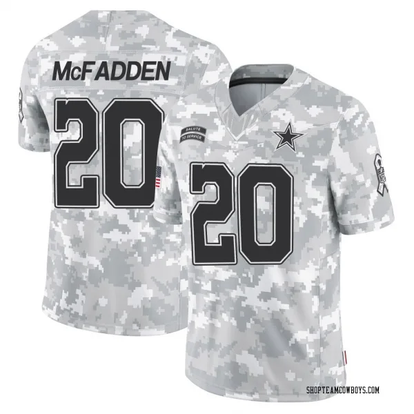 Men's Darren McFadden Dallas Cowboys Limited Arctic Camo 2024 Salute to Service Jersey