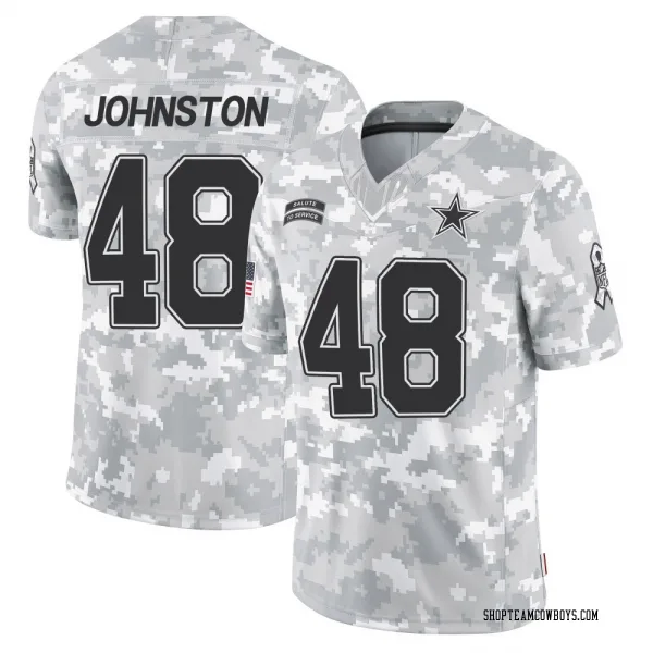 Men's Daryl Johnston Dallas Cowboys Limited Arctic Camo 2024 Salute to Service Jersey