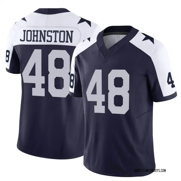 Men's Daryl Johnston Dallas Cowboys Limited Navy Alternate Vapor F.U.S.E. Jersey