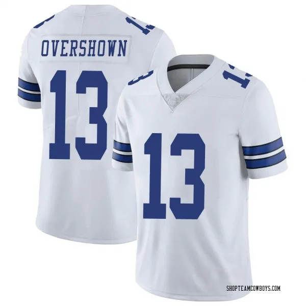 Men's DeMarvion Overshown Dallas Cowboys Limited White Vapor Untouchable Jersey