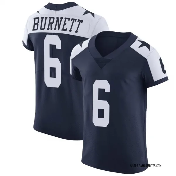 Men's Deontay Burnett Dallas Cowboys Elite Navy Alternate Vapor Untouchable Jersey