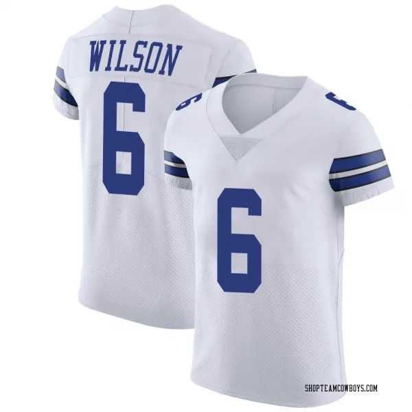 Men's Donovan Wilson Dallas Cowboys Elite White Vapor Untouchable Jersey