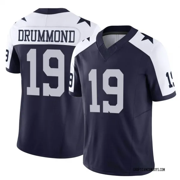 Men's Dontario Drummond Dallas Cowboys Limited Navy Alternate Vapor F.U.S.E. Jersey