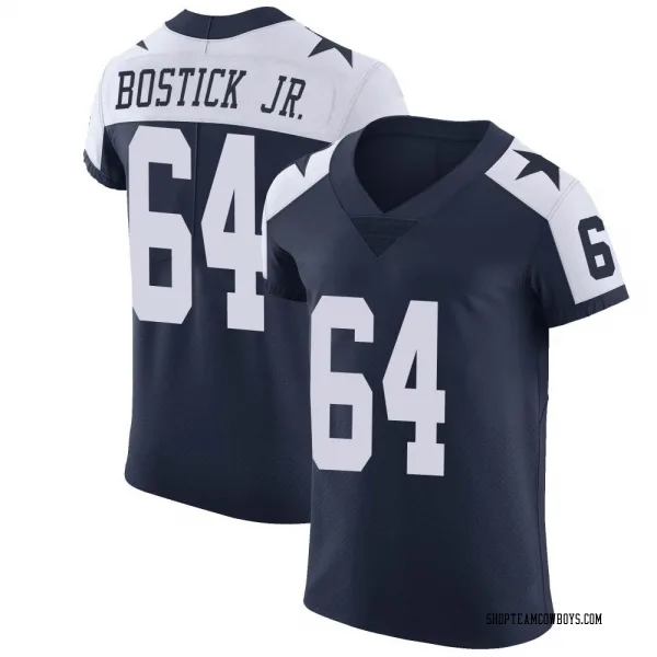 Men's Earl Bostick Jr. Dallas Cowboys Elite Navy Alternate Vapor Untouchable Jersey