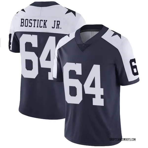 Men's Earl Bostick Jr. Dallas Cowboys Limited Navy Alternate Vapor Untouchable Jersey