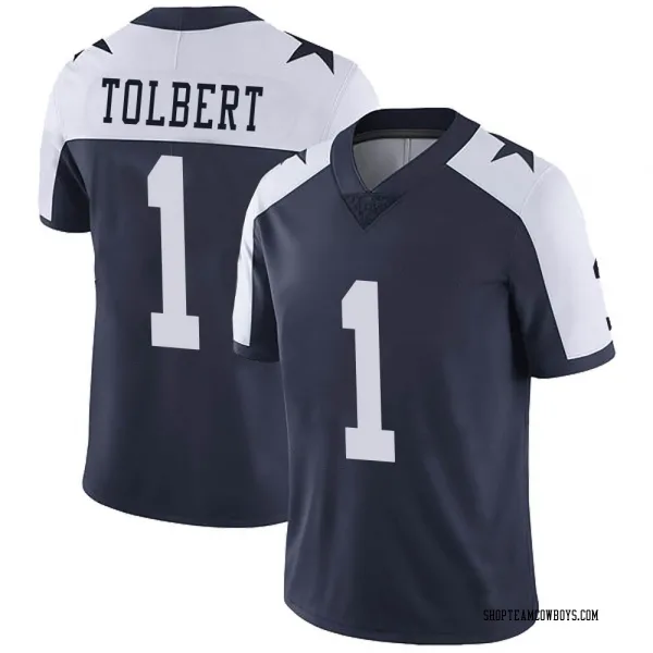 Men's Jalen Tolbert Dallas Cowboys Limited Navy Alternate Vapor Untouchable Jersey