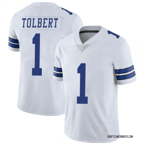 Men's Jalen Tolbert Dallas Cowboys Limited White Vapor Untouchable Jersey