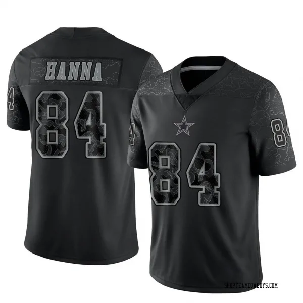 Men's James Hanna Dallas Cowboys Limited Black Reflective Jersey