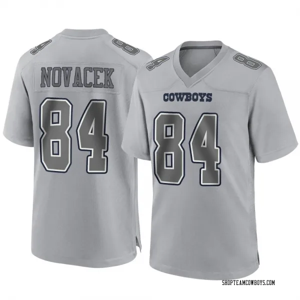 Men's Jay Novacek Dallas Cowboys Game Gray Atmosphere Fashion Jersey