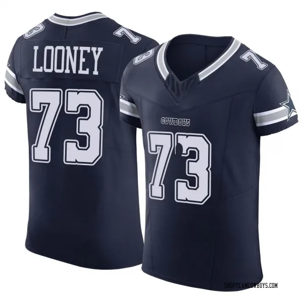 Men's Joe Looney Dallas Cowboys Elite Navy Vapor F.U.S.E. Jersey