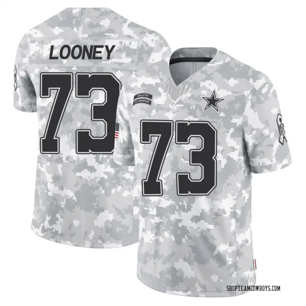 Men's Joe Looney Dallas Cowboys Limited Arctic Camo 2024 Salute to Service Jersey