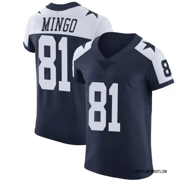 Men's Jonathan Mingo Dallas Cowboys Elite Navy Alternate Vapor Untouchable Jersey